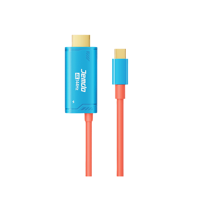 Jemdo 4K USB-C 转 HDMI 线缆（适用于 for Switch 2/OLED）